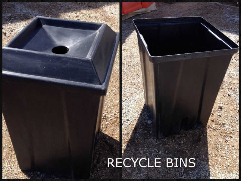 Recylce bins Recyle bins